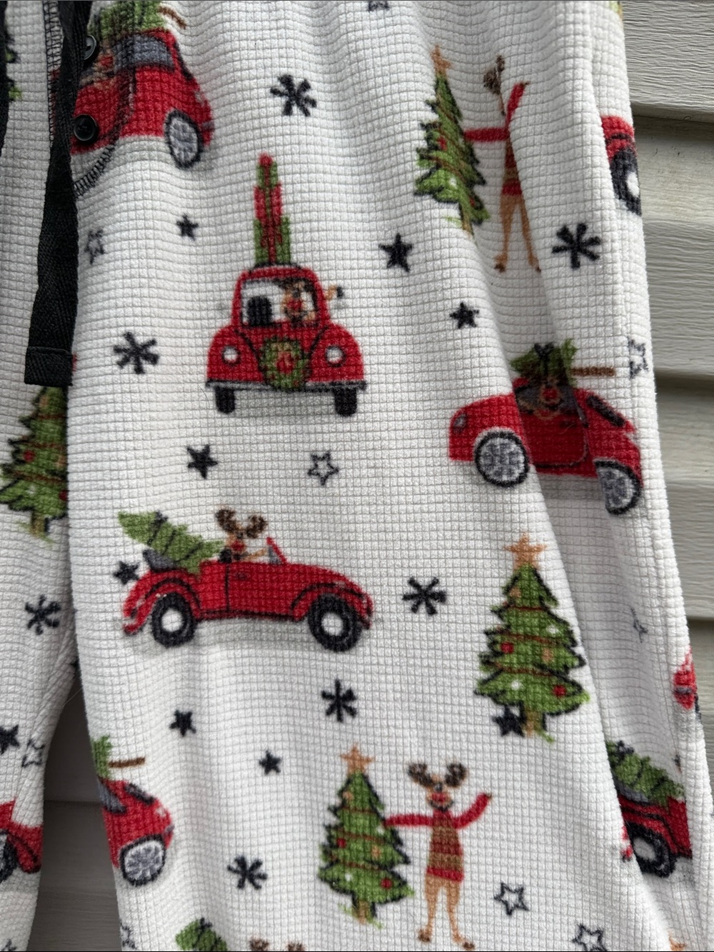 PJ Salvage | Thermal Christmas Reindeer Pajama Pants size Large - Picture 2 of 5